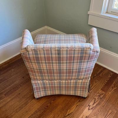 Plaid Accent Chair (B3-BC)