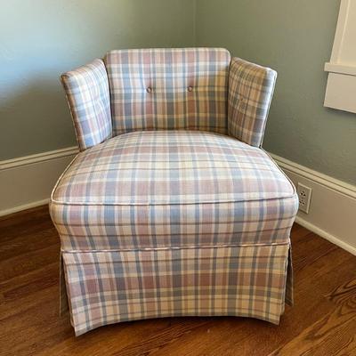 Plaid Accent Chair (B3-BC)