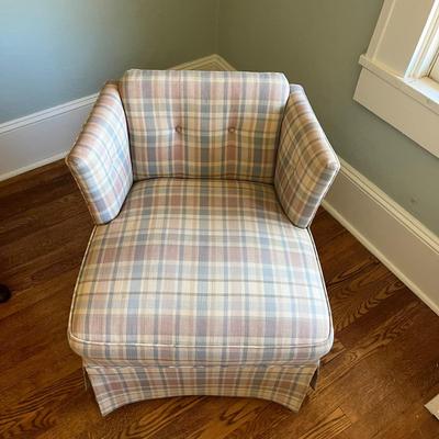 Plaid Accent Chair (B3-BC)