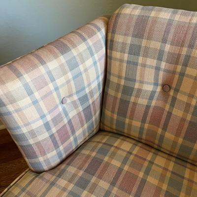 Plaid Accent Chair (B3-BC)