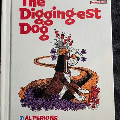 The Digging-Est Dog by Al Perkins - 1967 Eric Gurney Illustrated Beginner Book