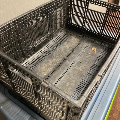 2 large totes and basket