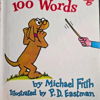 Vintage Michael Frith "I'll Teach My Dog 100 Words" - 1973 Bright and Early Book