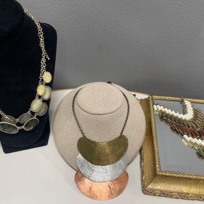 3 layered necklaces