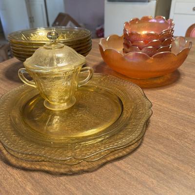 Depression Glass Nice Sets