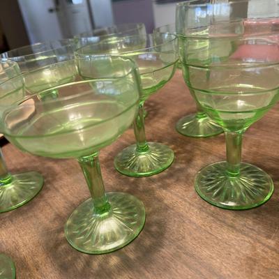 Vintage Uranium Glasses and Casserole