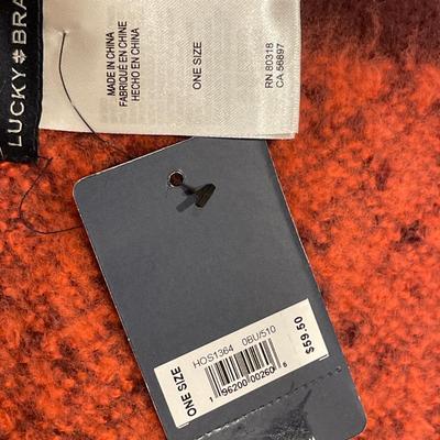Large Lucky Brand scarf with tags