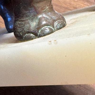 Vintage Bronze Elephant Figurine