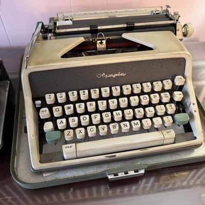 Vintage Typewriter and Adding Machine