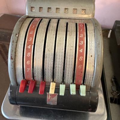 Vintage Typewriter and Adding Machine