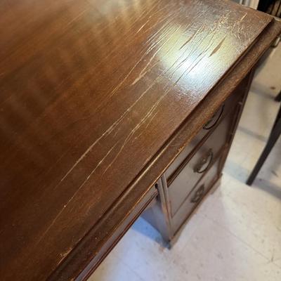 Mahogany Desk and Chair