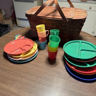 Vintage Picnic Basket