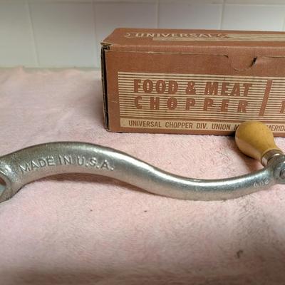 Meat and food chopper made in the USA