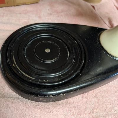 Antique Sunbeam mixmaster with different attachments