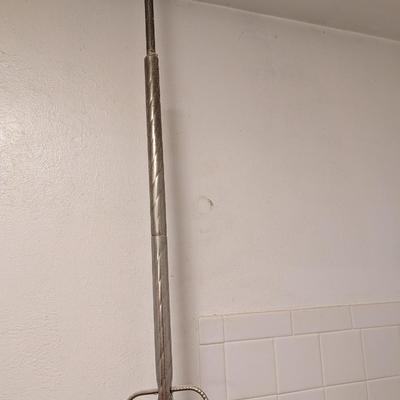 Vintage gold tone towel holder