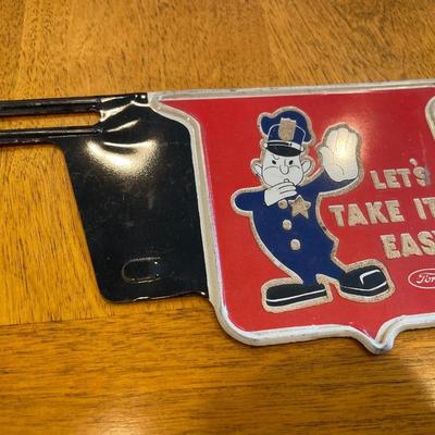 Let’s take it easy Ford sign