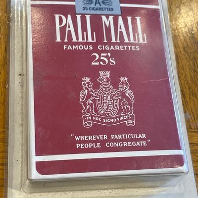 Vintage Pall Mall playing cards