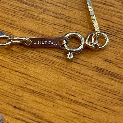 14kt gold chain