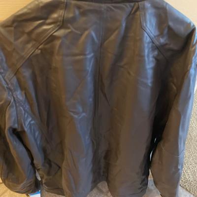 Michael Kors faux leather jacket with tags