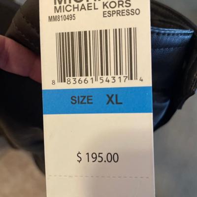 Michael Kors faux leather jacket with tags