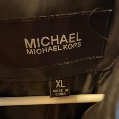 Michael Kors faux leather jacket with tags