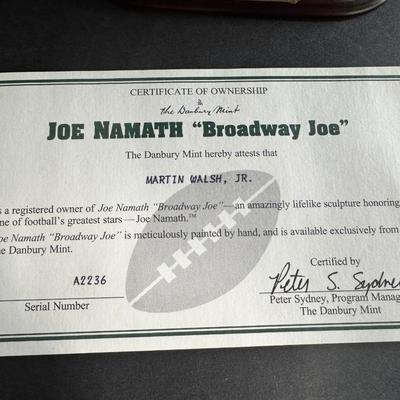 Danbury Mint - Joe Namath