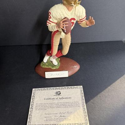 Gartlan USA - Certified Autograph - Joe Montana - Artist Proof