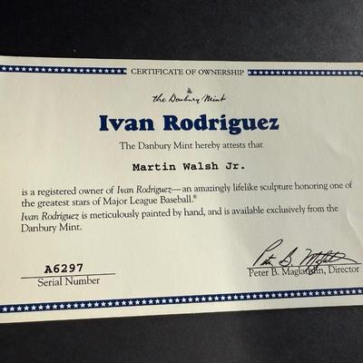 Danbury Mint - Ivan Rodriquez