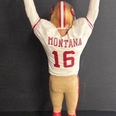 Joe Montana Autograph Statue 88/300 - Certified