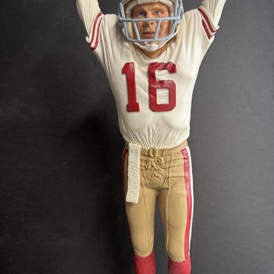 Joe Montana Autograph Statue 88/300 - Certified