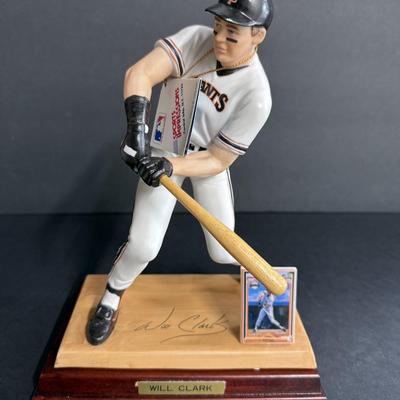 Will Clark Autograph Figurine - Sports Impressions - COA