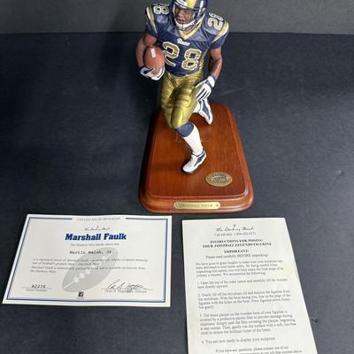 Danbury Mint - Marshall Faulk