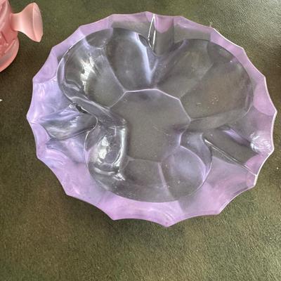 Decorative Glass Ashtrays, Urns and Vases