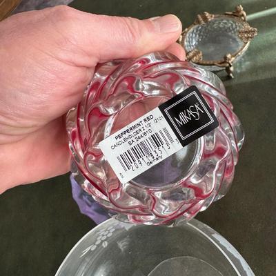 Decorative Glass Ashtrays, Urns and Vases