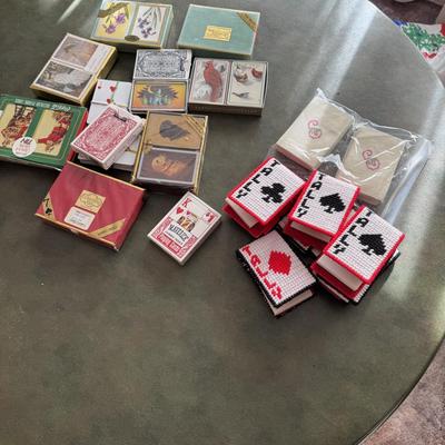 Vintage Bridge Cards & Handmade Talleys