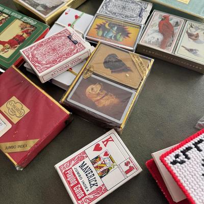 Vintage Bridge Cards & Handmade Talleys
