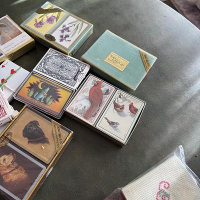 Vintage Bridge Cards & Handmade Talleys