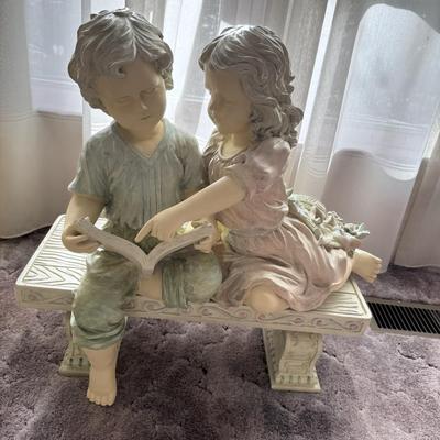 Seated Resin Sculpture