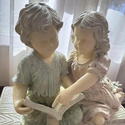 Seated Resin Sculpture