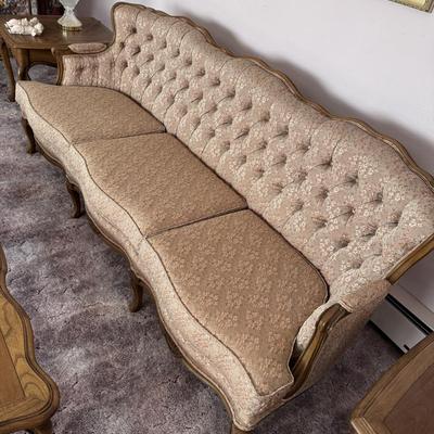Vintage Tufted Sofa AS IS