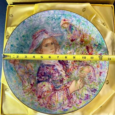 Edna Hibel “Flower Girl Of Provence” Plate