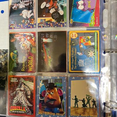 Sale Photo Thumbnail #212: Vintage trading cards from marvel, primal rage, Jurassic park, Godzilla, space jam, ninja turtles, and the crow