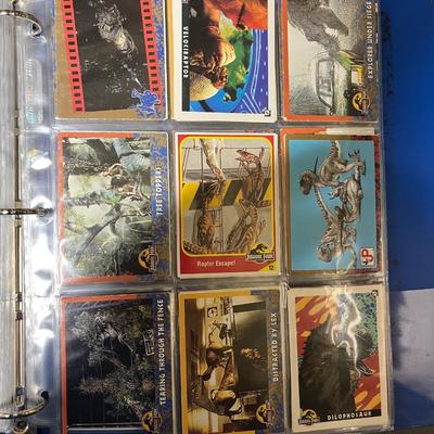 Sale Photo Thumbnail #220: Vintage trading cards from marvel, primal rage, Jurassic park, Godzilla, space jam, ninja turtles, and the crow