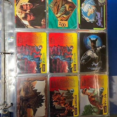 Sale Photo Thumbnail #213: Vintage trading cards from marvel, primal rage, Jurassic park, Godzilla, space jam, ninja turtles, and the crow