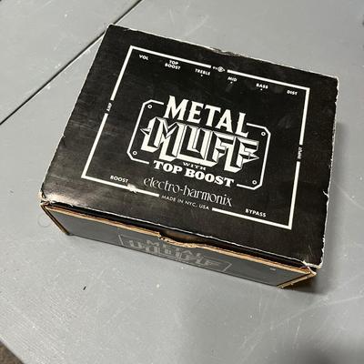 Sale Photo Thumbnail #150: Metal muff distortion pedal from electro harmonix.  Open box item but never used.

*shipping available at buyers expense