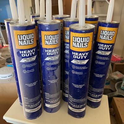 Sale Photo Thumbnail #342: Set of 10 new tubes of liquid nails