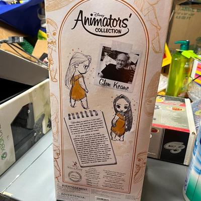 Sale Photo Thumbnail #197: Nib Pocahontas doll from the Disney animators collection.  Box is in great condition and has never been opened.