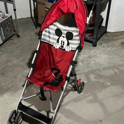 Sale Photo Thumbnail #356: Mickey Mouse folding stroller from the Disney theme parks. Great stroller not just for the theme parks but for everyday use and travel.