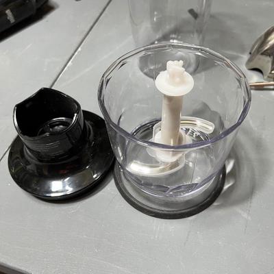 Sale Photo Thumbnail #237: Quick changing mixing tool by Braun.  Comes with all attachments as shown.