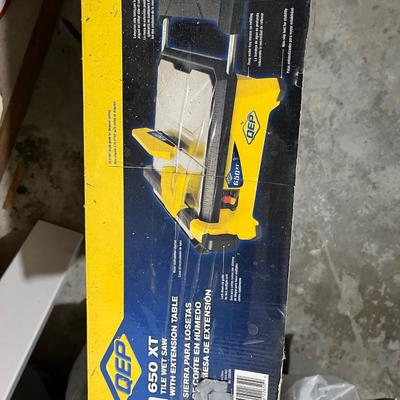 Sale Photo Thumbnail #254: Used and in great condition WEP wet tile saw.